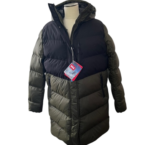 Helly Hansen Womens Explorer Puffy Parka Utility Green  NWT Size XL - Picture 16 of 16